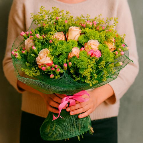 Букет цветов «Рассветная гармония»